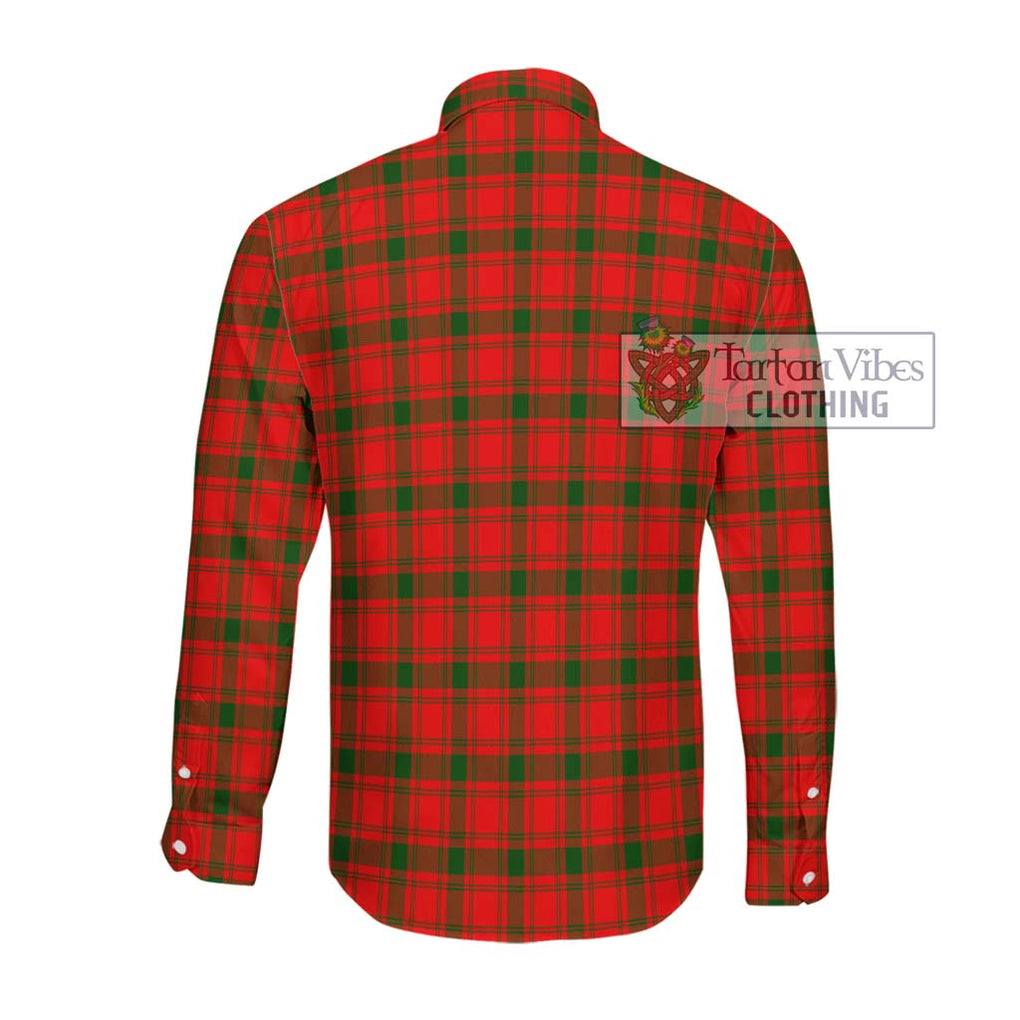McQuarrie Modern Tartan Long Sleeve Button Shirt with Family Crest DNA In Me Style - Tartanvibesclothing Shop
