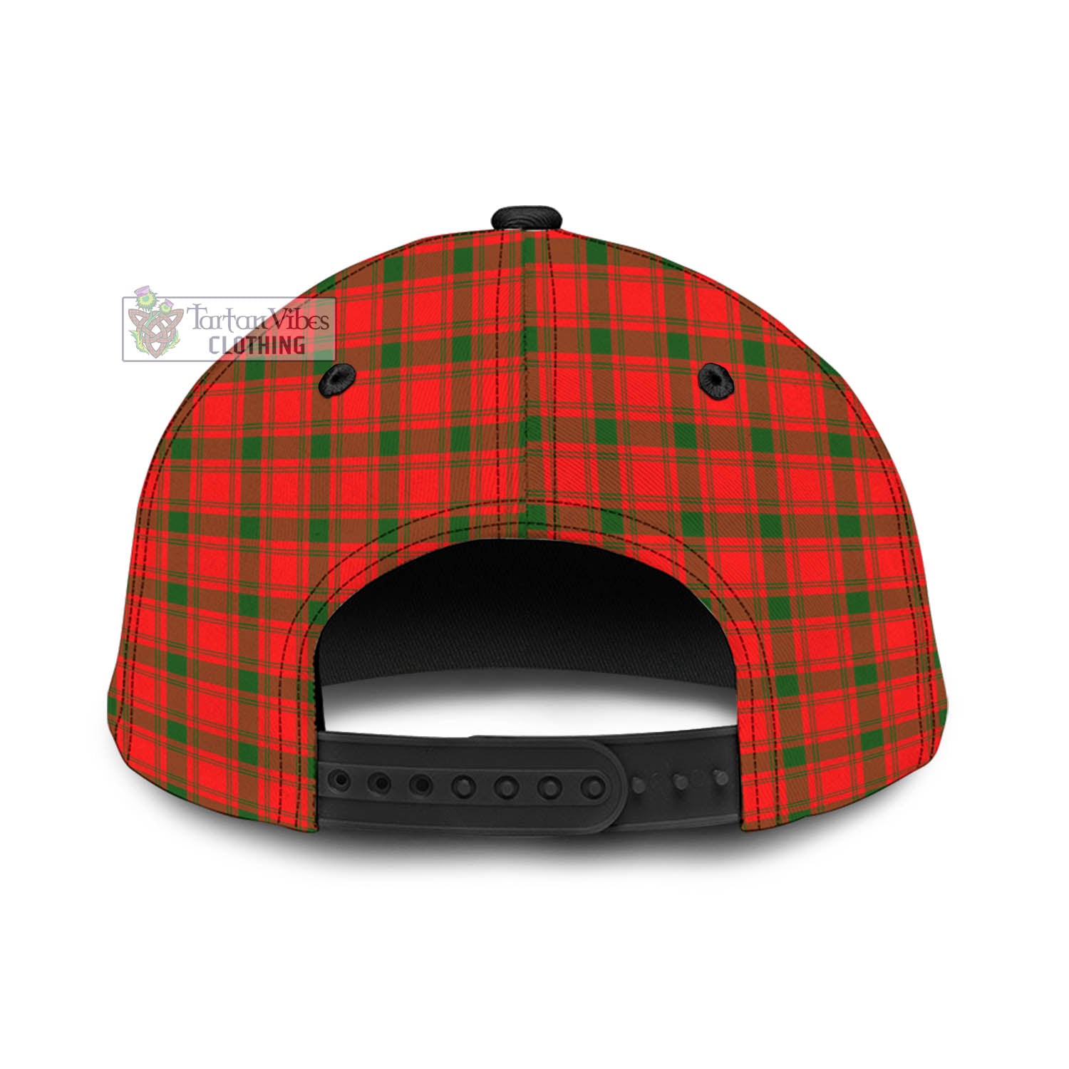 Tartan Vibes Clothing McQuarrie Modern Tartan Classic Cap with Family Crest In Me Style