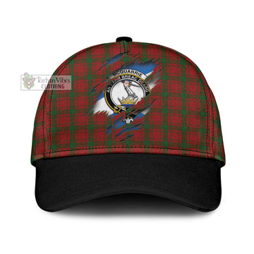 Tartan Vibes Clothing McQueary Tartan Classic Cap with Family Crest In Me Style