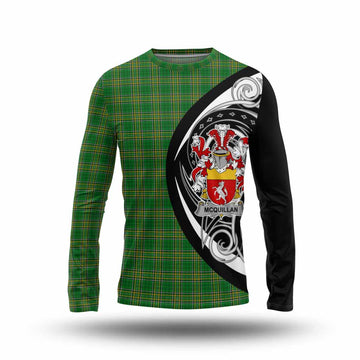 Tartan Vibes Clothing McQuillan Irish Clan Long Sleeve T-Shirt Celtic Circle Style