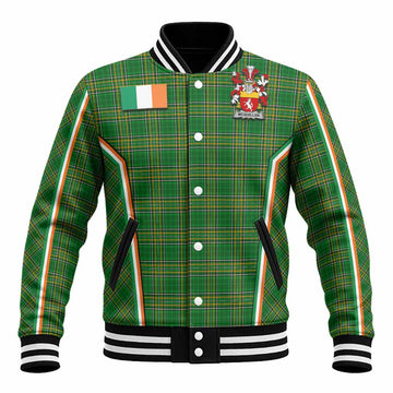 McQuillan Irish Clan Coat of Arm Tartan Baseball Jacket Flag Style