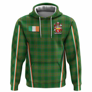 McQuillan Irish Clan Coat of Arm Tartan Hoodie Flag Style