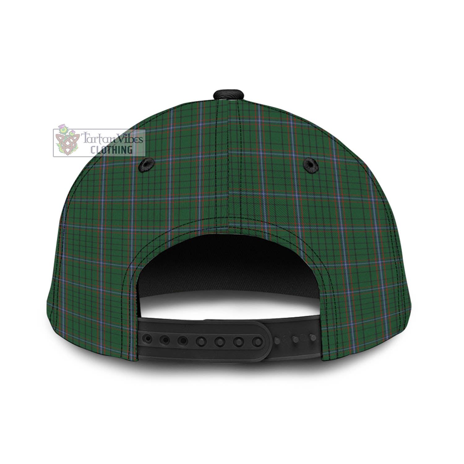 Tartan Vibes Clothing McRae Tartan Classic Cap with Family Crest In Me Style