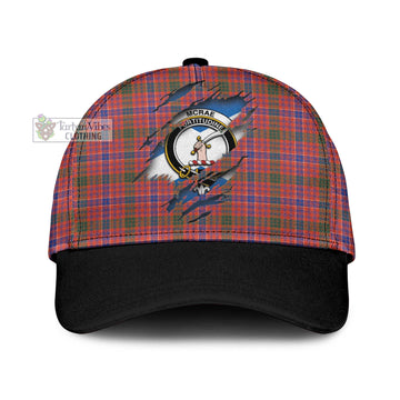 Tartan Vibes Clothing McRae Ancient Tartan Classic Cap with Family Crest In Me Style