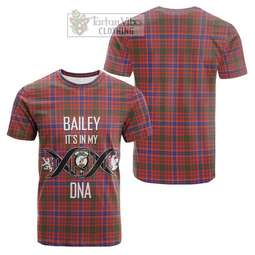Tartan Vibes Clothing McRae Ancient Tartan Cotton T-shirt with Family Crest DNA In Me Style