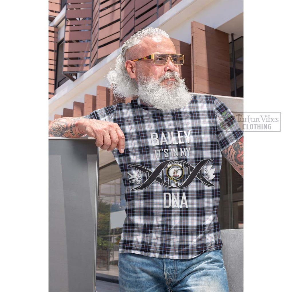 Tartan Vibes Clothing McRae Dress Modern Tartan Cotton T-shirt with Family Crest DNA In Me Style