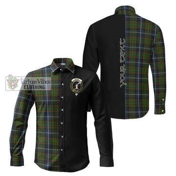 McRae Hunting Tartan Long Sleeve Button Shirt with Family Crest and Half Of Me Style Men's Shirt S - Tartanvibesclothing Shop