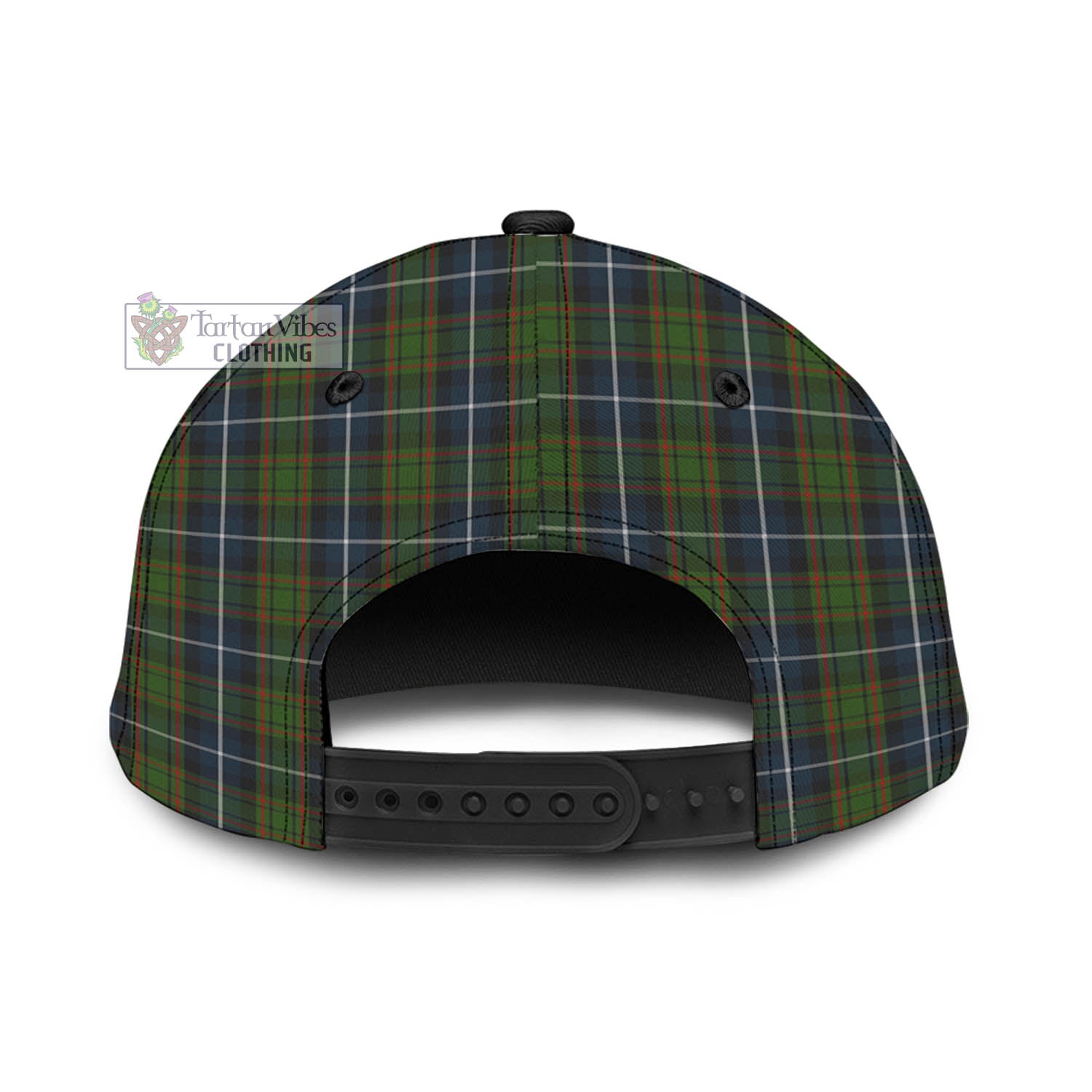 Tartan Vibes Clothing McRae Hunting Tartan Classic Cap with Family Crest In Me Style