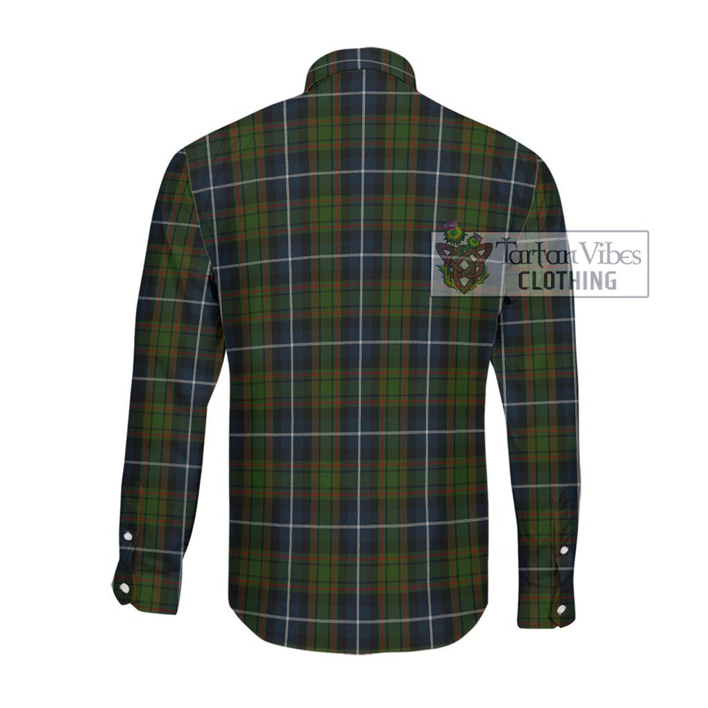 McRae Hunting Tartan Long Sleeve Button Shirt with Family Crest DNA In Me Style - Tartanvibesclothing Shop