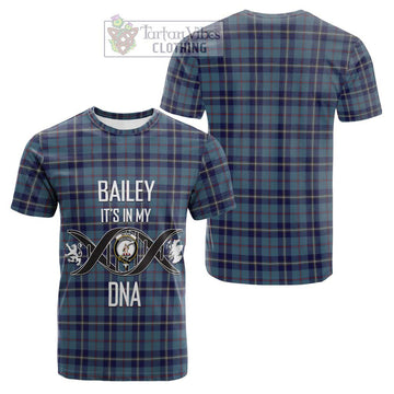 Tartan Vibes Clothing McRae of America Tartan Cotton T-shirt with Family Crest DNA In Me Style