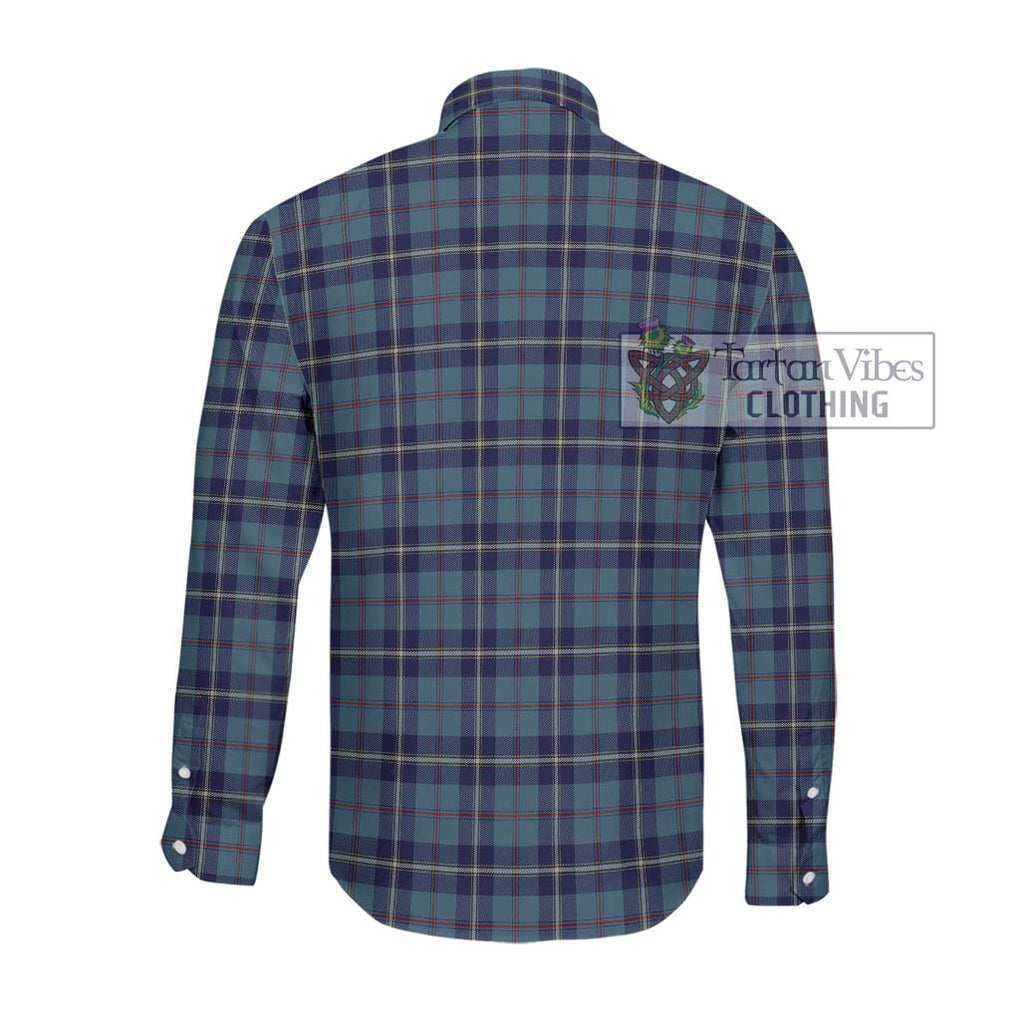 McRae of America Tartan Long Sleeve Button Shirt with Family Crest DNA In Me Style - Tartanvibesclothing Shop
