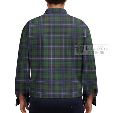 McRow Hunting Tartan Unisex Lapel Cotton Jacket - Tartan Vibes Clothing