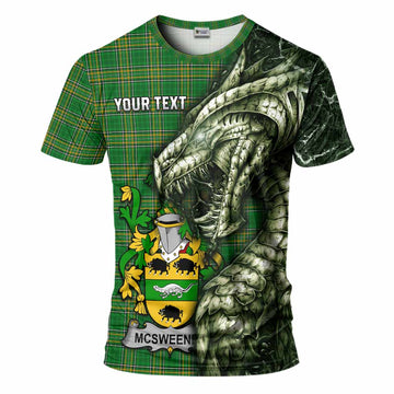 McSweeney Irish Clan T-Shirt Irish Roots Dragon Soul