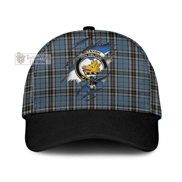 Tartan Vibes Clothing McTavish Dress Tartan Classic Cap with Family Crest In Me Style