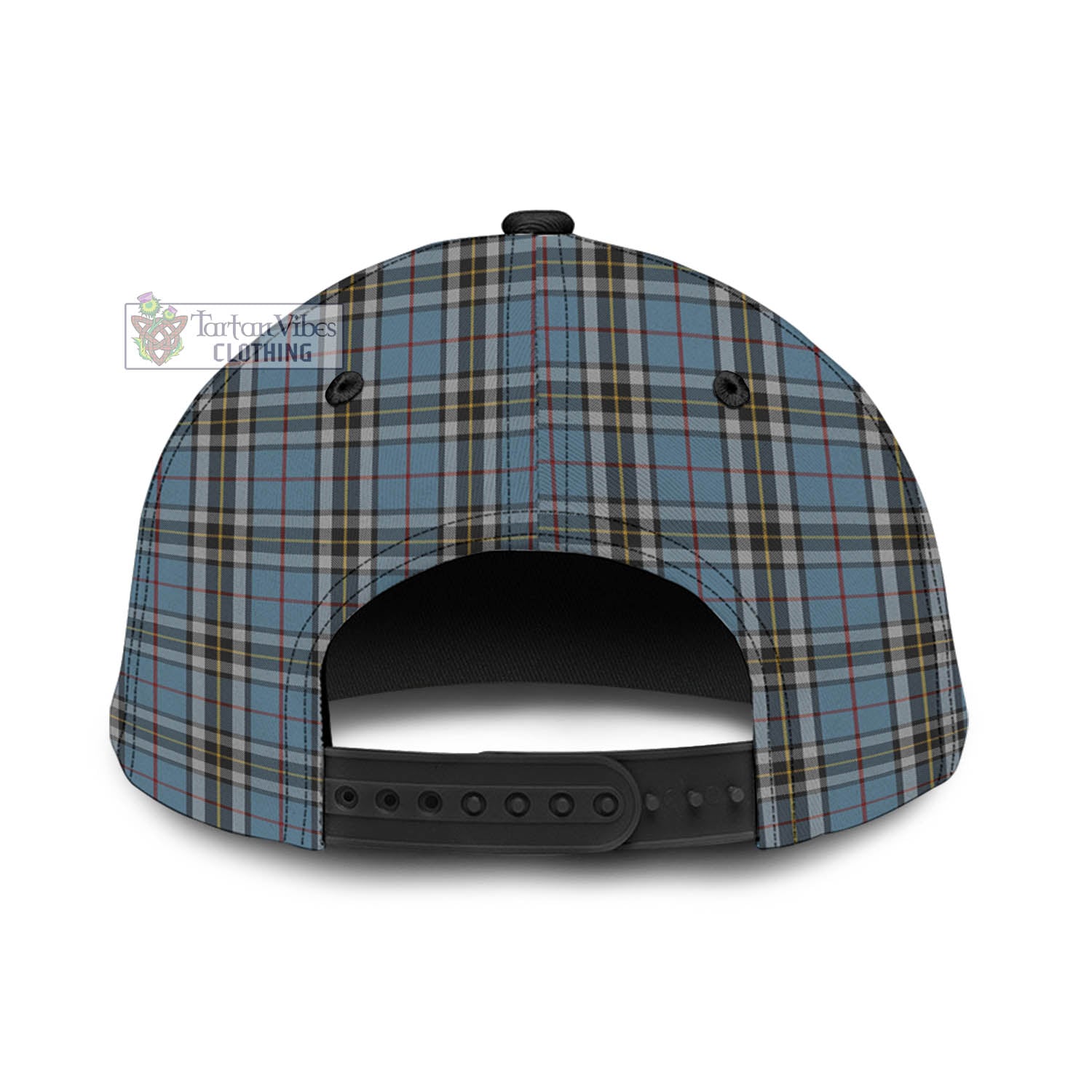 Tartan Vibes Clothing McTavish Dress Tartan Classic Cap with Family Crest In Me Style