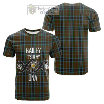 Tartan Vibes Clothing McTavish Hunting Tartan Cotton T-shirt with Family Crest DNA In Me Style