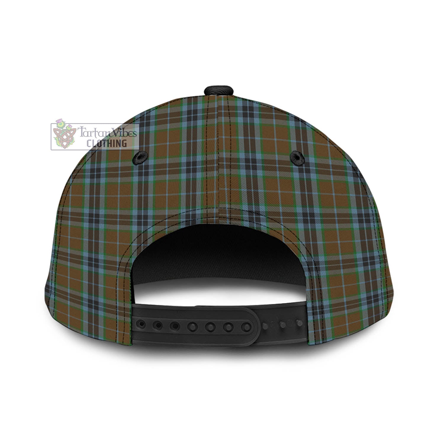 Tartan Vibes Clothing McTavish Hunting Tartan Classic Cap with Family Crest In Me Style