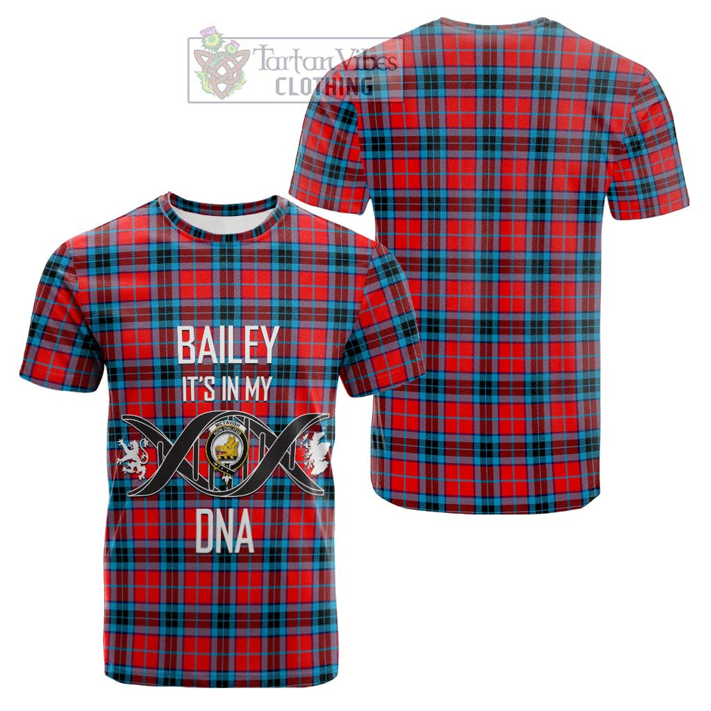 Tartan Vibes Clothing McTavish Modern Tartan Cotton T-shirt with Family Crest DNA In Me Style