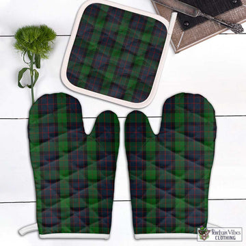 McWilliam Tartan Combo Oven Mitt & Pot-Holder Combo 2 Oven Mitt & 1 Pot-Holder Black - Tartan Vibes Clothing