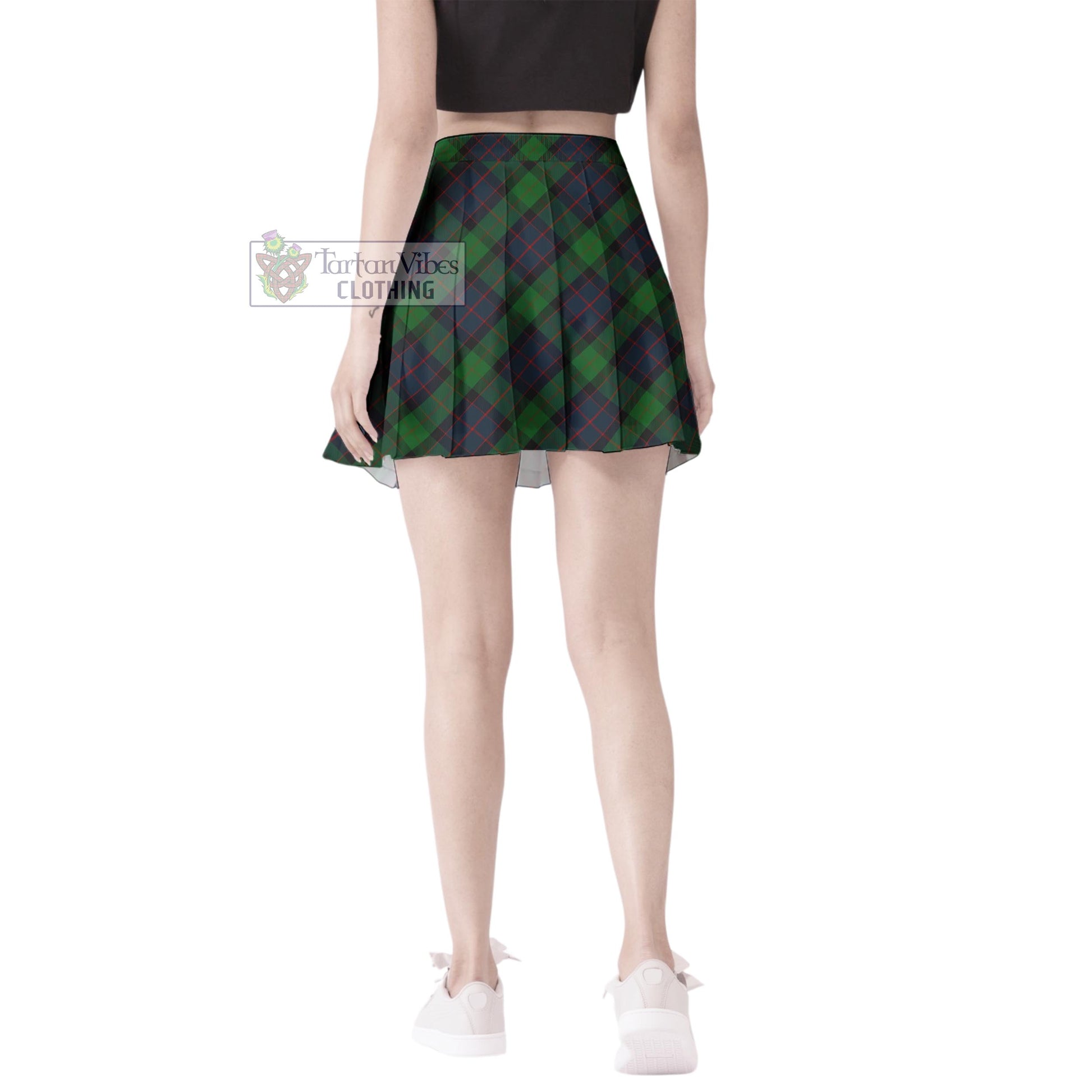McWilliam Tartan Women's Plated Mini Skirt Cross Style - Tartan Vibes Clothing
