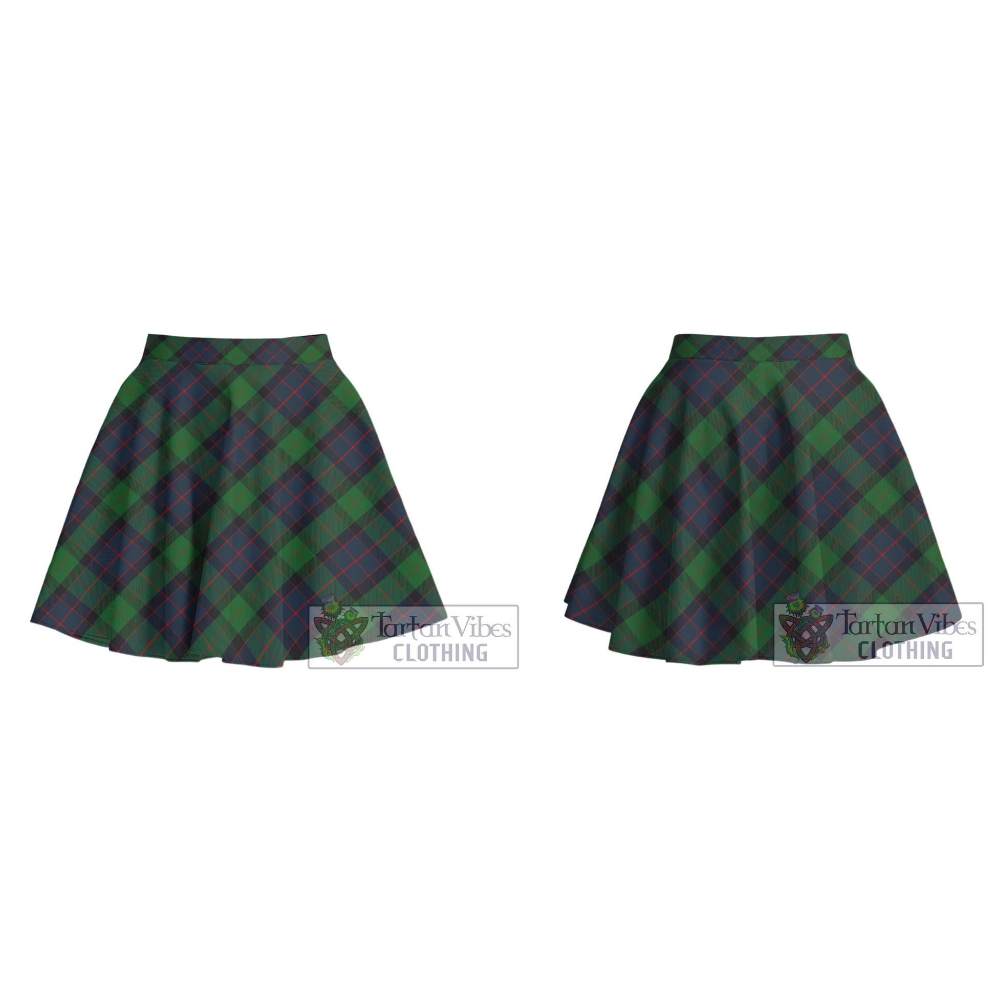 McWilliam Tartan Women's Plated Mini Skirt Cross Style - Tartan Vibes Clothing