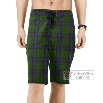 McWilliam Hunting Tartan Men's Board Shorts Men - Tartan Vibes Clothing