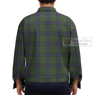 McWilliam Hunting Tartan Unisex Lapel Cotton Jacket - Tartan Vibes Clothing