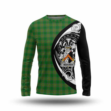 Tartan Vibes Clothing McWorth Irish Clan Long Sleeve T-Shirt Celtic Circle Style