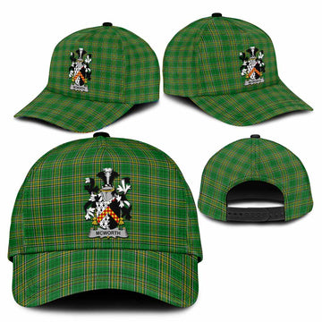 McWorth Irish Clan Tartan Classic Cap with Coat of Arms