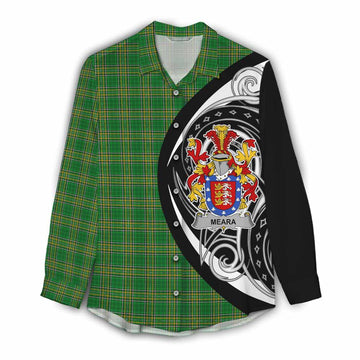 Meara Irish Clan Women's Casual Shirt Celtic Circle Style Female - Tartan Vibes Clothing