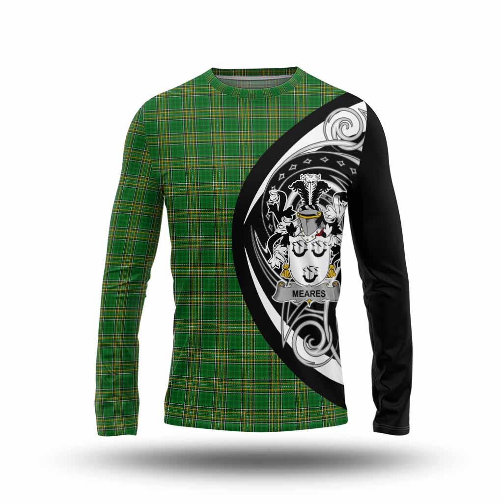Meares Irish Clan Long Sleeve T-Shirt Celtic Circle Style Unisex - Tartan Vibes Clothing