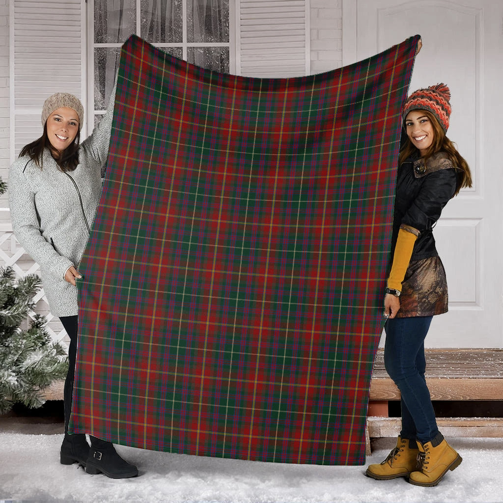 Meath County Ireland Tartan Blanket - Tartan Vibes Clothing