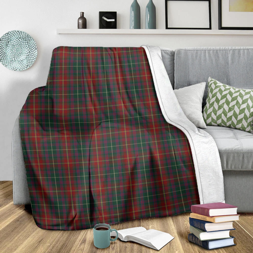 Meath County Ireland Tartan Blanket - Tartan Vibes Clothing