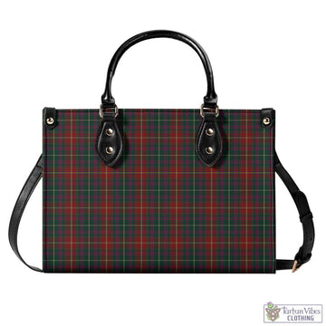Meath County Ireland Tartan Luxury Leather Handbags L - Tartan Vibes Clothing