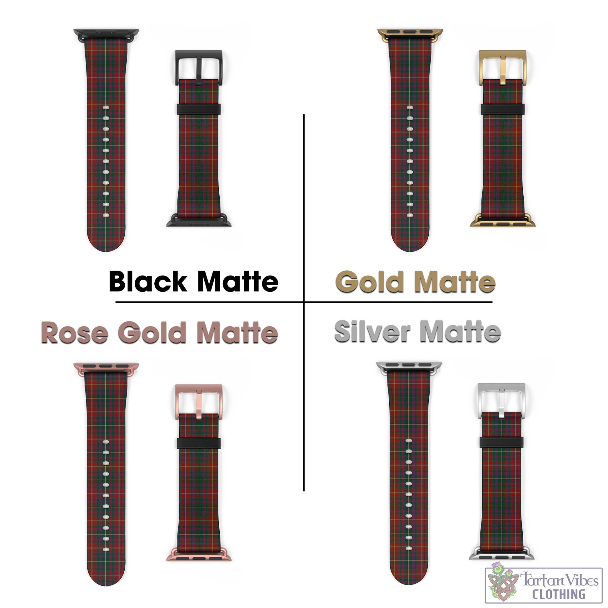 Meath County Ireland Tartan Watch Band 42 - 45 mm - Tartan Vibes Clothing