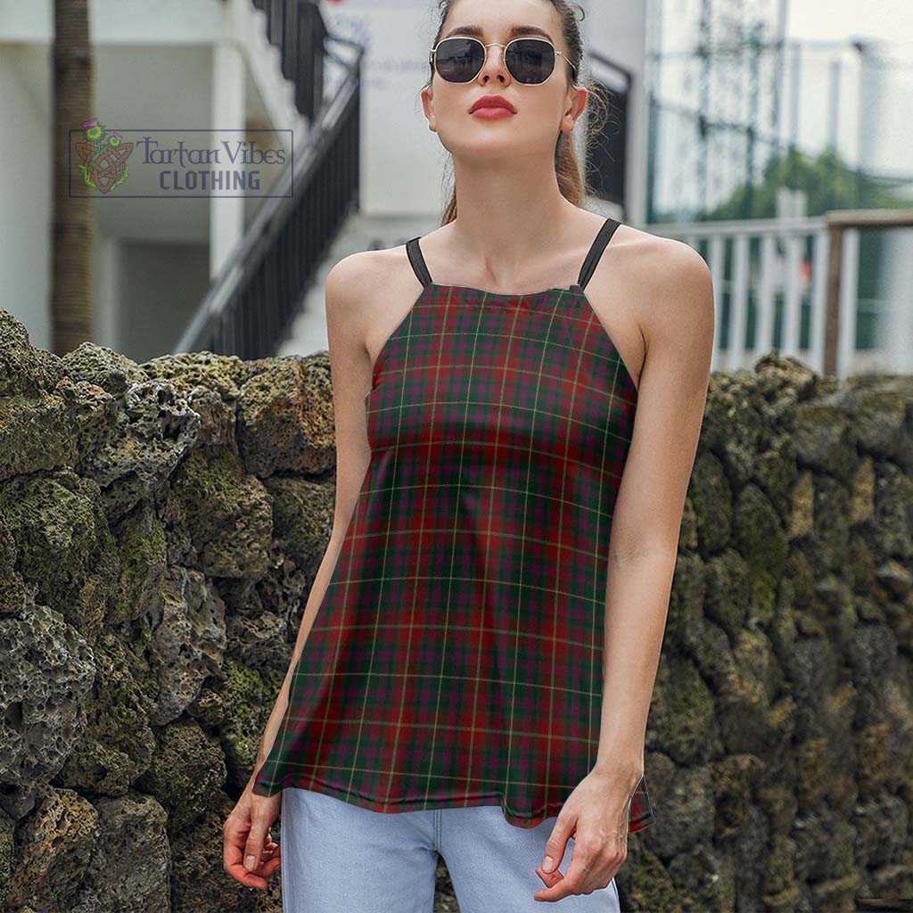 Meath County Ireland Tartan Loose Halter Neck Camisole Women - Tartan Vibes Clothing