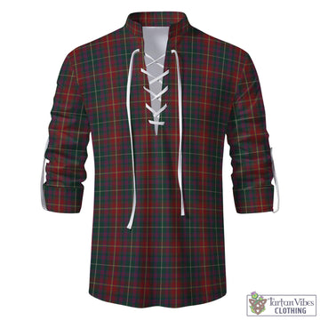 Meath County Ireland Tartan Men's Scottish Traditional Jacobite Ghillie Kilt Shirt