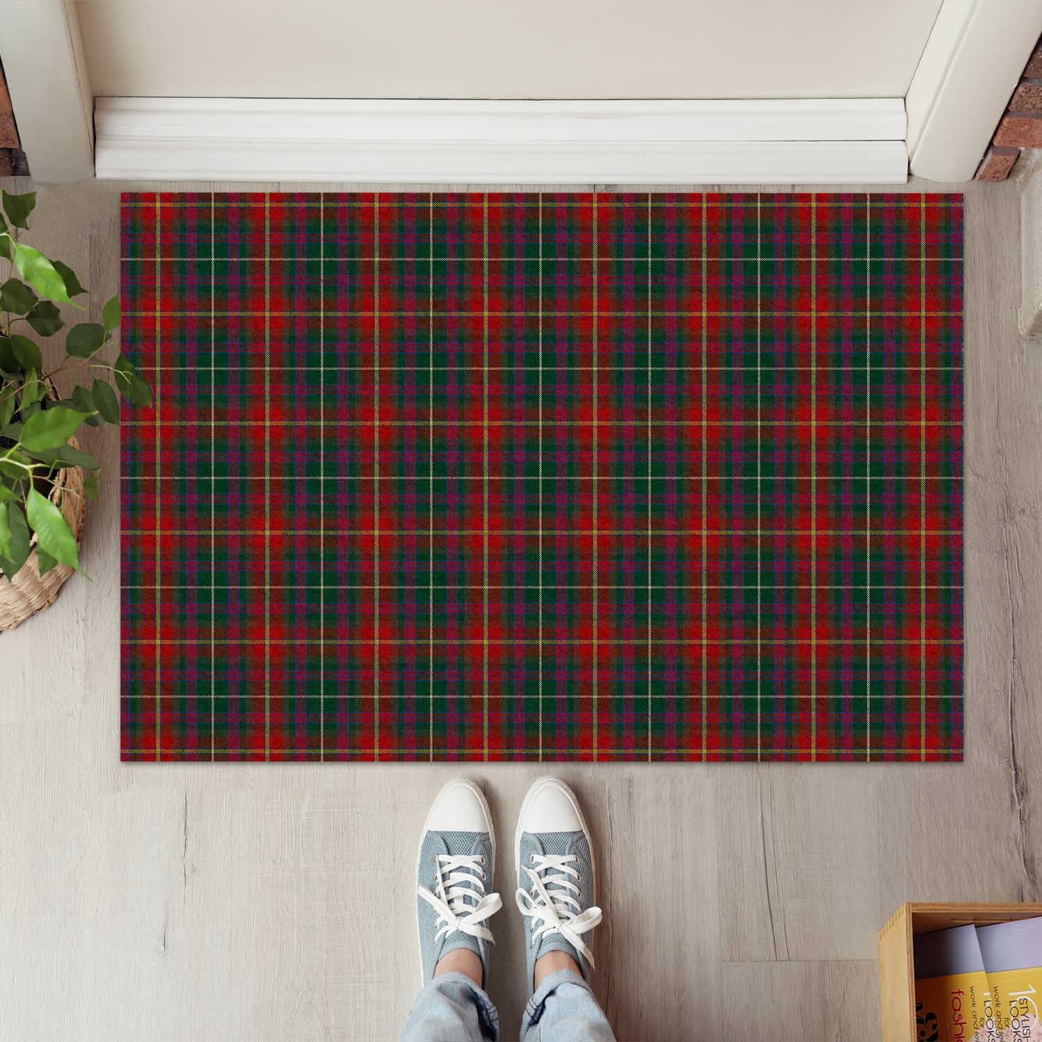 Meath County Ireland Tartan Door Mat - Tartanvibesclothing