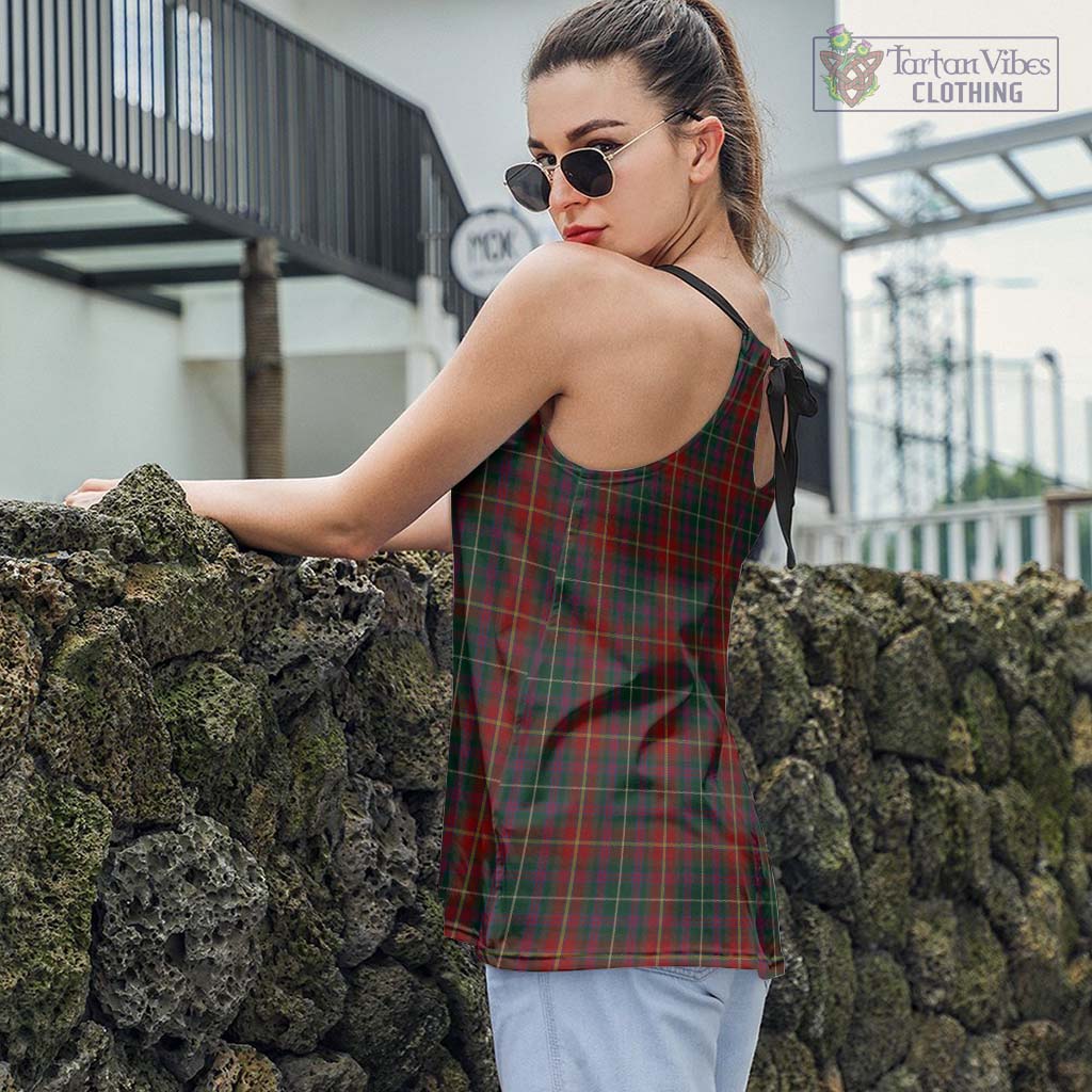 Meath County Ireland Tartan Loose Halter Neck Camisole - Tartan Vibes Clothing