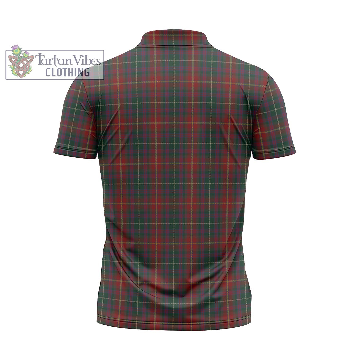 Tartan Vibes Clothing Meath County Ireland Tartan Zipper Polo Shirt