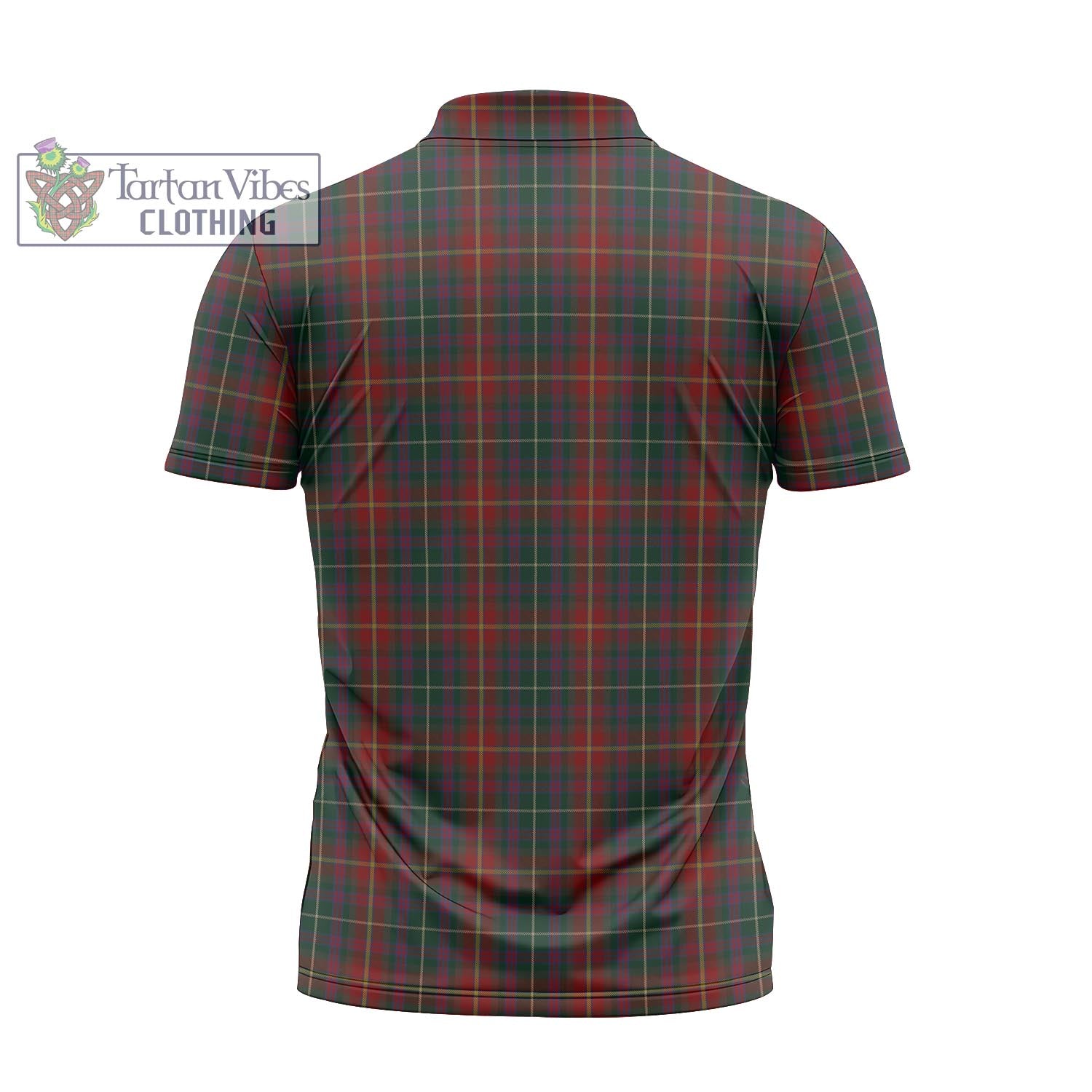 Meath County Ireland Tartan Zipper Polo Shirt - Tartan Vibes Clothing