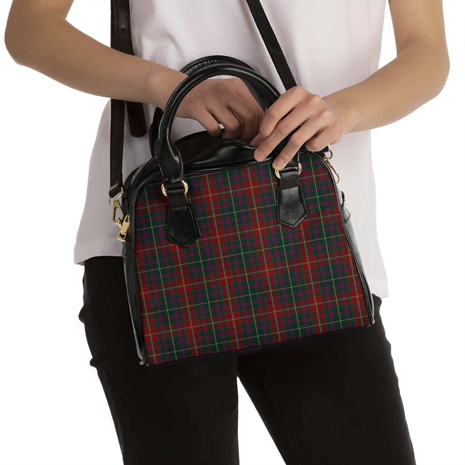 Meath County Ireland Tartan Shoulder Handbags - Tartanvibesclothing