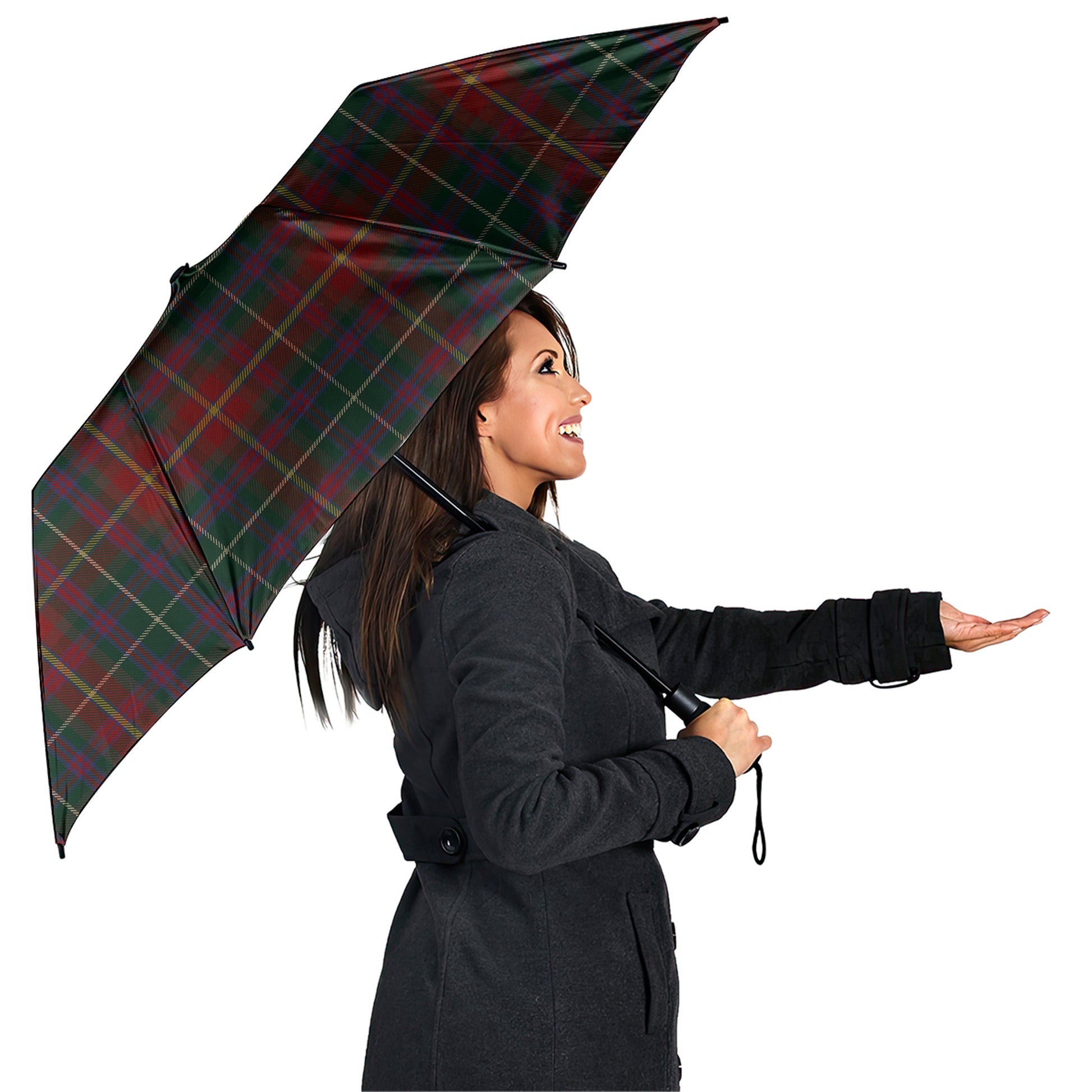 Meath County Ireland Tartan Umbrella - Tartanvibesclothing