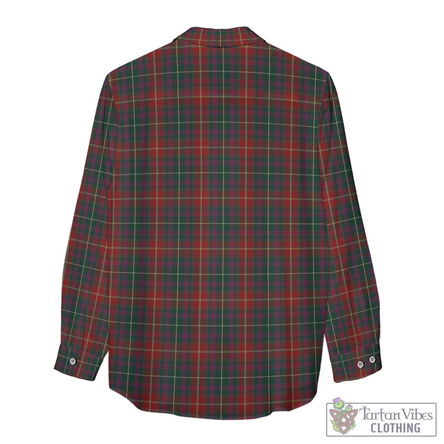 Meath County Ireland Tartan Womens Casual Shirt