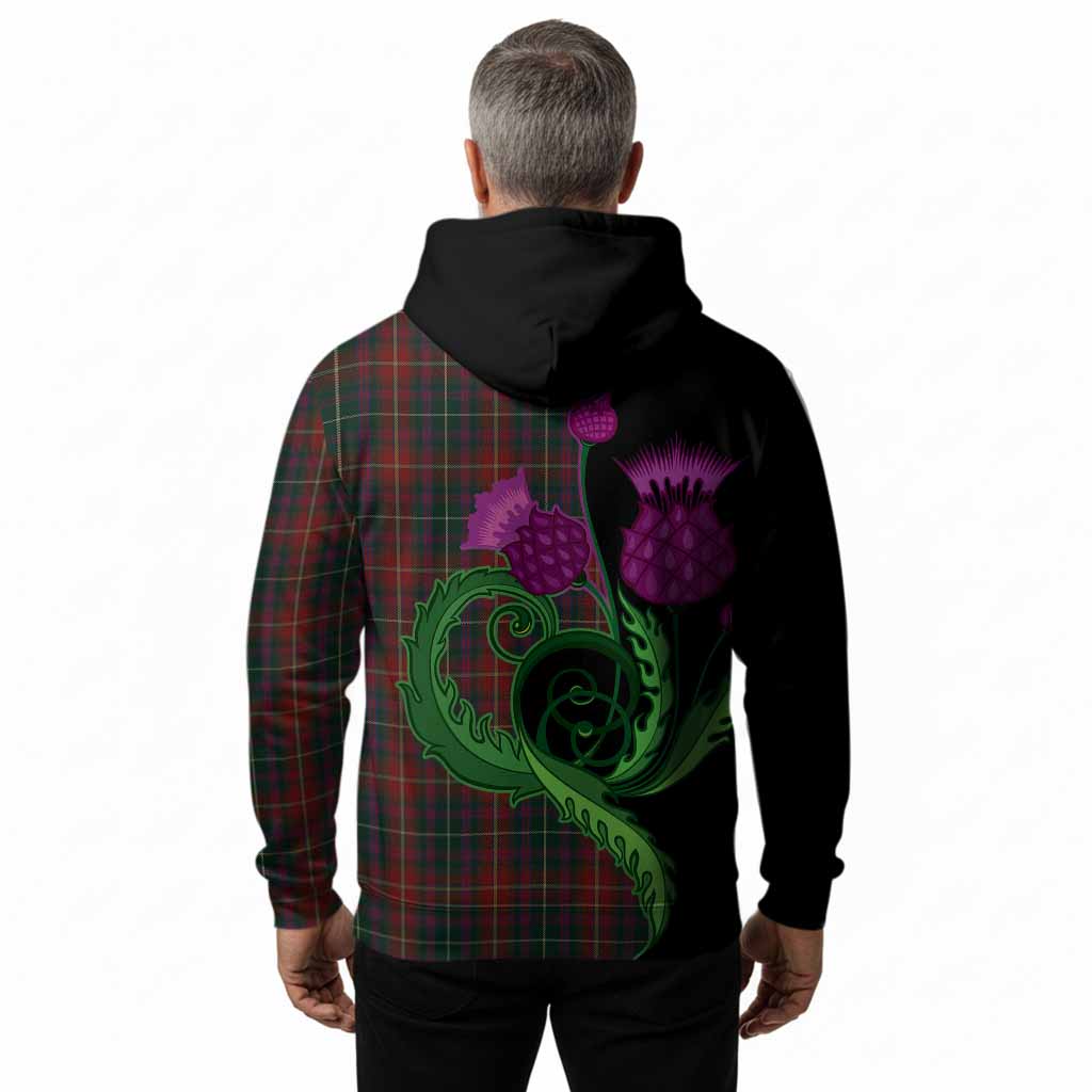 Meath County Ireland Tartan Hoodie Traditional Scottish Thistle