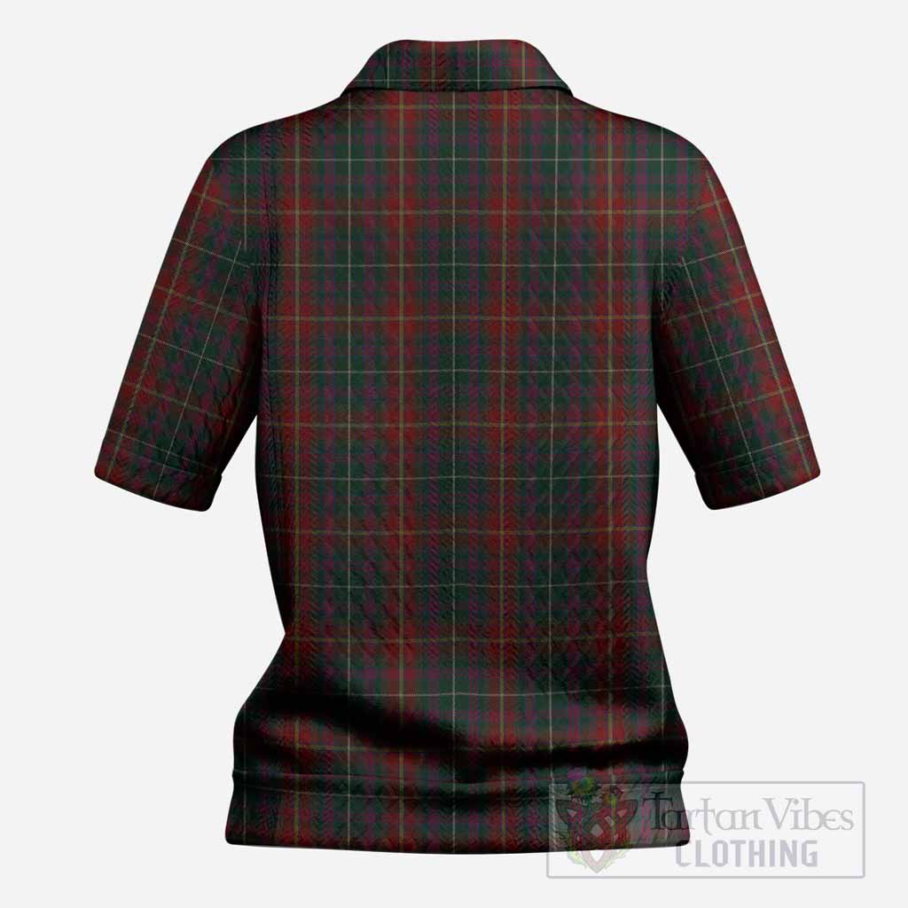 Meath County Ireland Tartan Women’s Polo Sweater Top