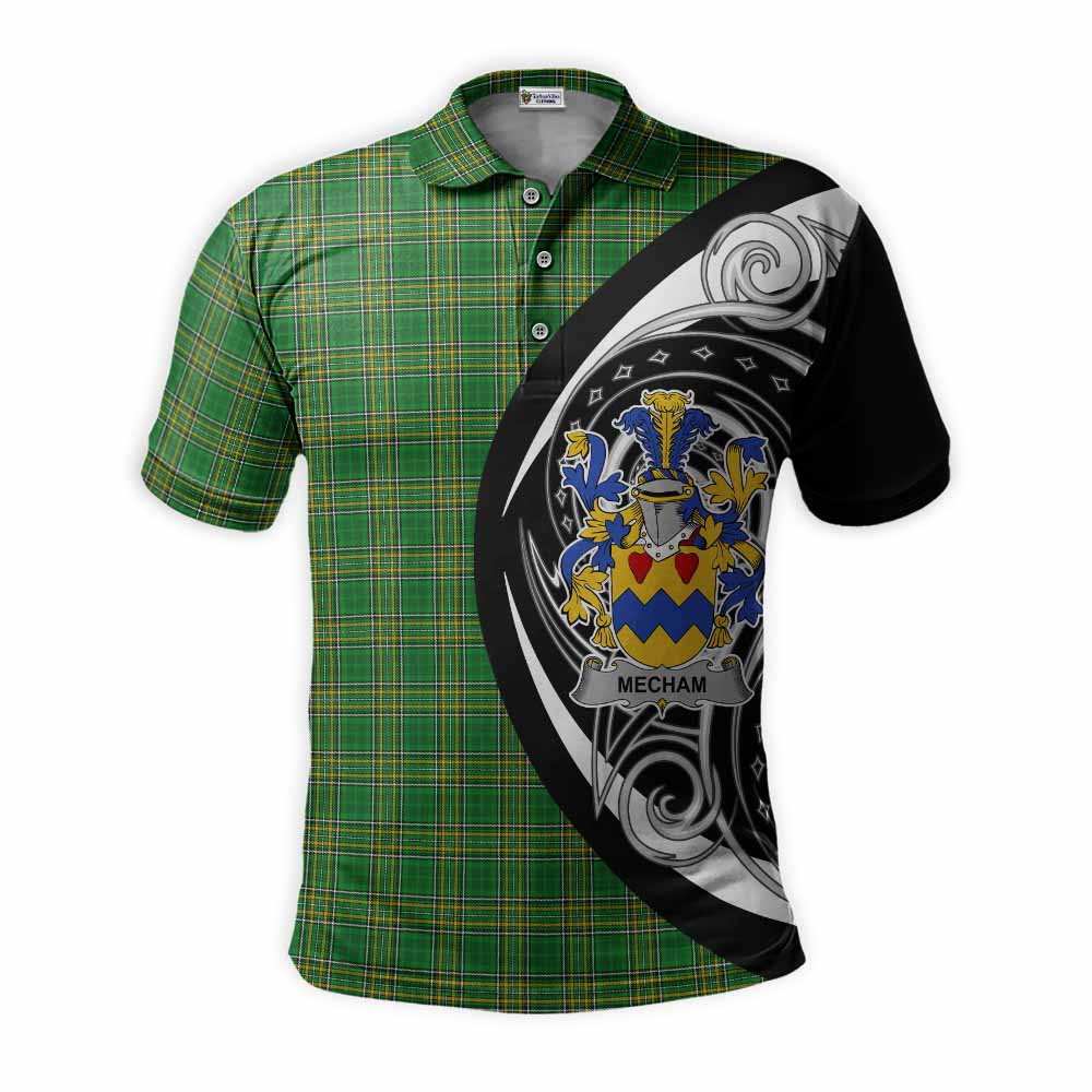 Mecham Irish Clan Polo Shirt Celtic Circle Style Kid - Tartan Vibes Clothing