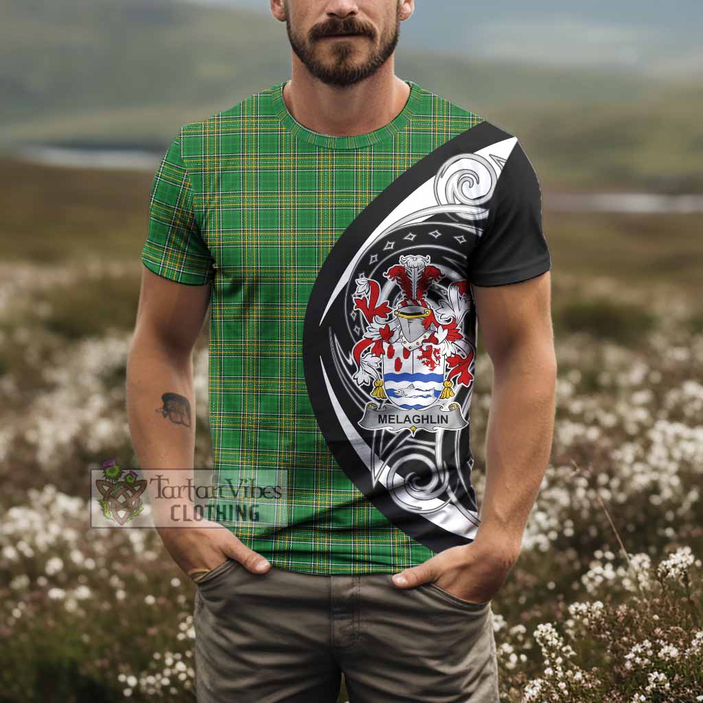 Tartan Vibes Clothing Melaghlin Irish Clan T-Shirt Celtic Circle Style