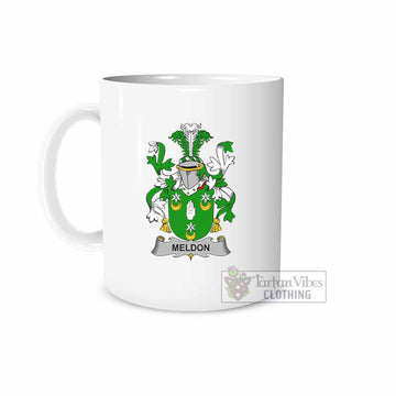 Meldon Irish Clan Coat of Arms Ceramic Mug