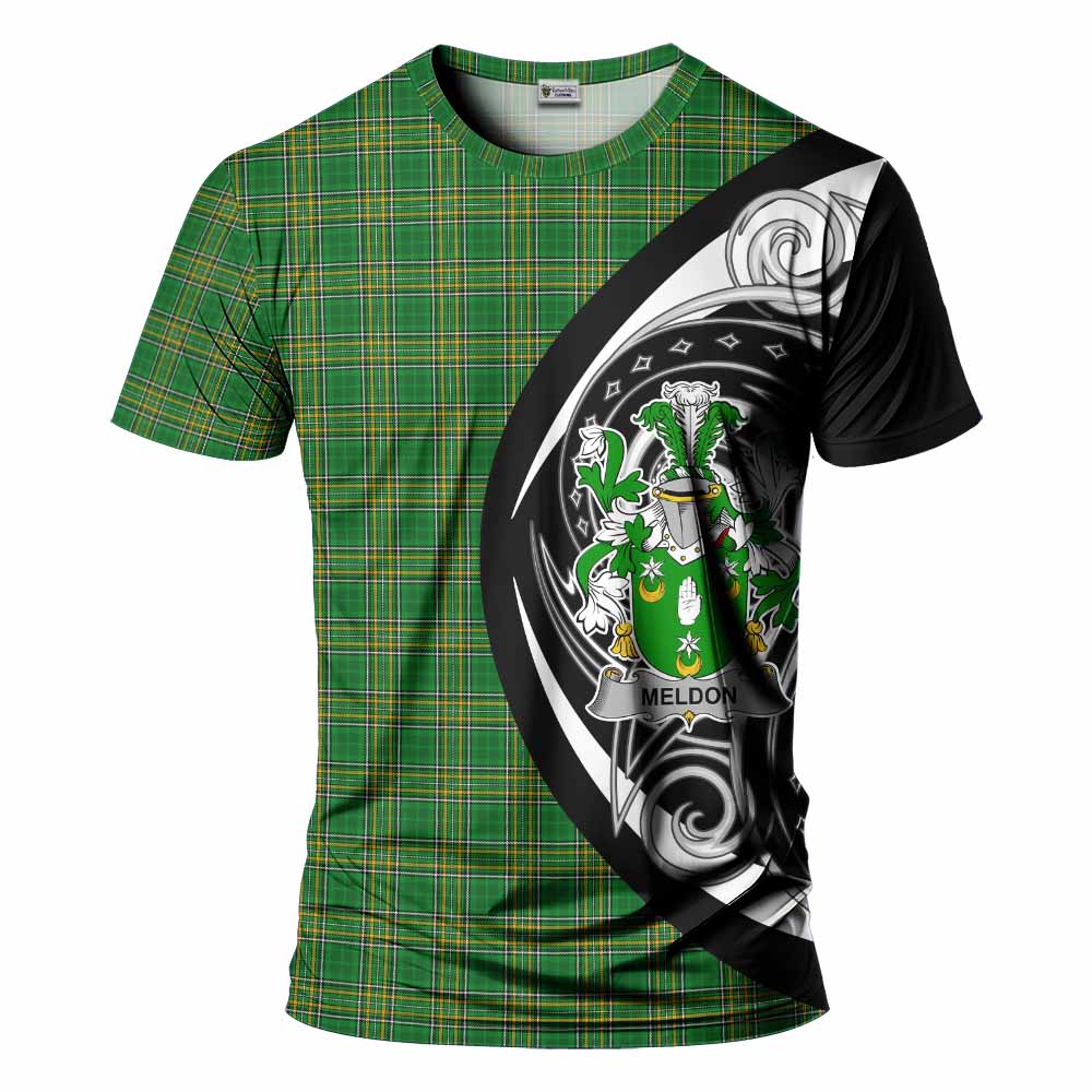 Tartan Vibes Clothing Meldon Irish Clan T-Shirt Celtic Circle Style